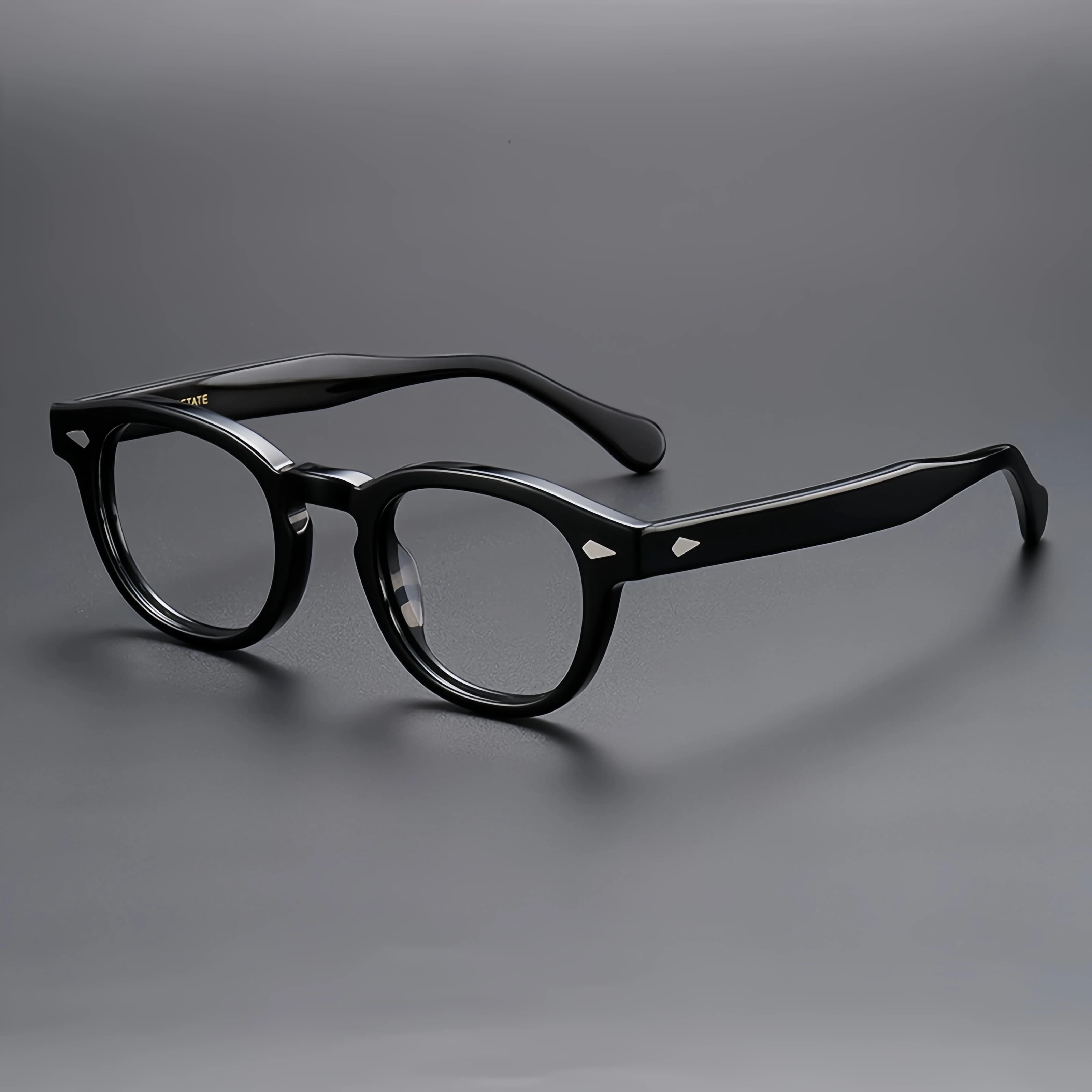 Lunettes MOSCOT Style LEMTOSH, monture ronde vintage en acétate noir écaille de tortue, unisexe, ins