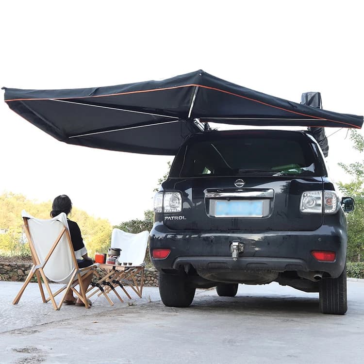 Auvent autoportant pour véhicule 270, tente sur le toit de voiture 4x4 600d, auvent 270 pour voiture