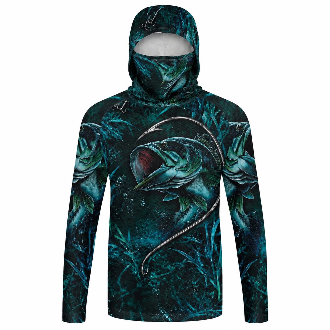 Sweat à capuche de pêche UPF 50+ – Protection solaire légère, chemise à capuche respirante à séchage