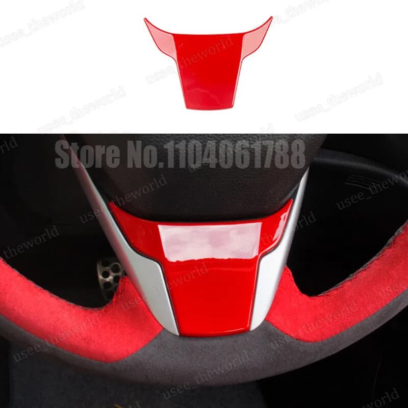 Accessoires d'intérieur rouges pour Honda Civic 10e génération 2016 2017 2018 2019 2020 2021, poigné