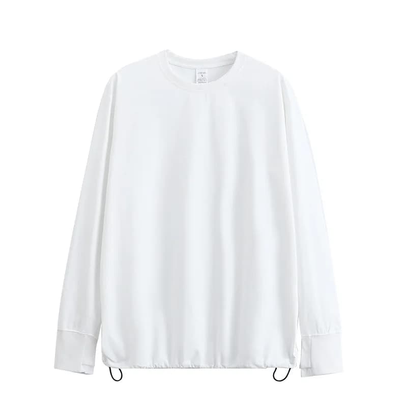 T-shirt à manches longues pour homme – Antibactérien 7A, protection UV, évacuation de l'humidité et