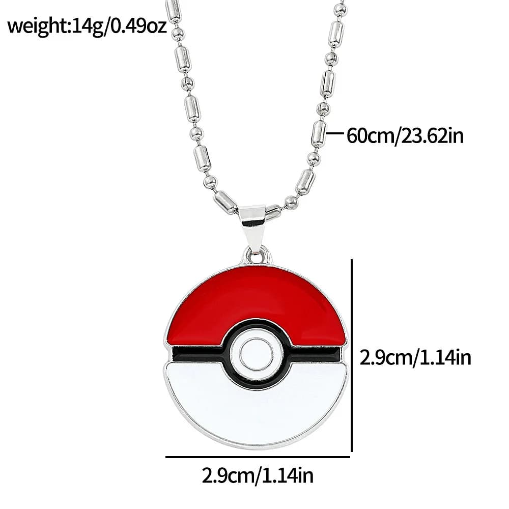 Collier pendentif en forme de boule d'elfe, dessin animé à la mode, pour filles et garçons, bijoux m
