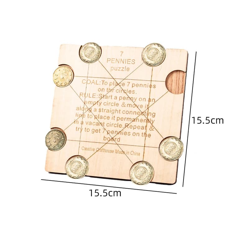 Penny Baffling Puzzle casse-tête difficile pour adultes et enfants jouets éducatifs IQ défi jeux de 