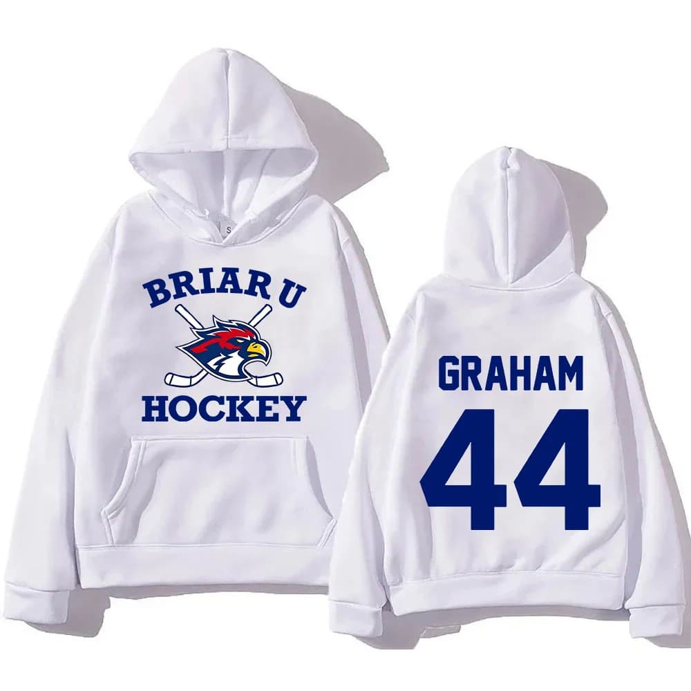Sweat-shirts à capuche unisexes Off Campus Briar University Hockey, décontractés, amples, style stre