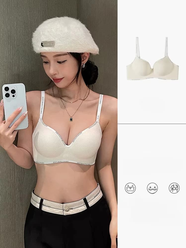 Women's Underwear Small Chest Sexy Push Up Lingerie Seamless Bra for Women Comfortable Everyday Bra 