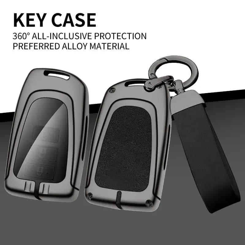 Housse de clé de voiture, étui pour télécommande, porte-clés, accessoires automobiles pour Toyota Ay