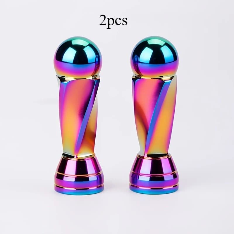 TOSUOD 1-4 paires de capuchons de valve en aluminium colorés, capuchons en forme de trophée de footb