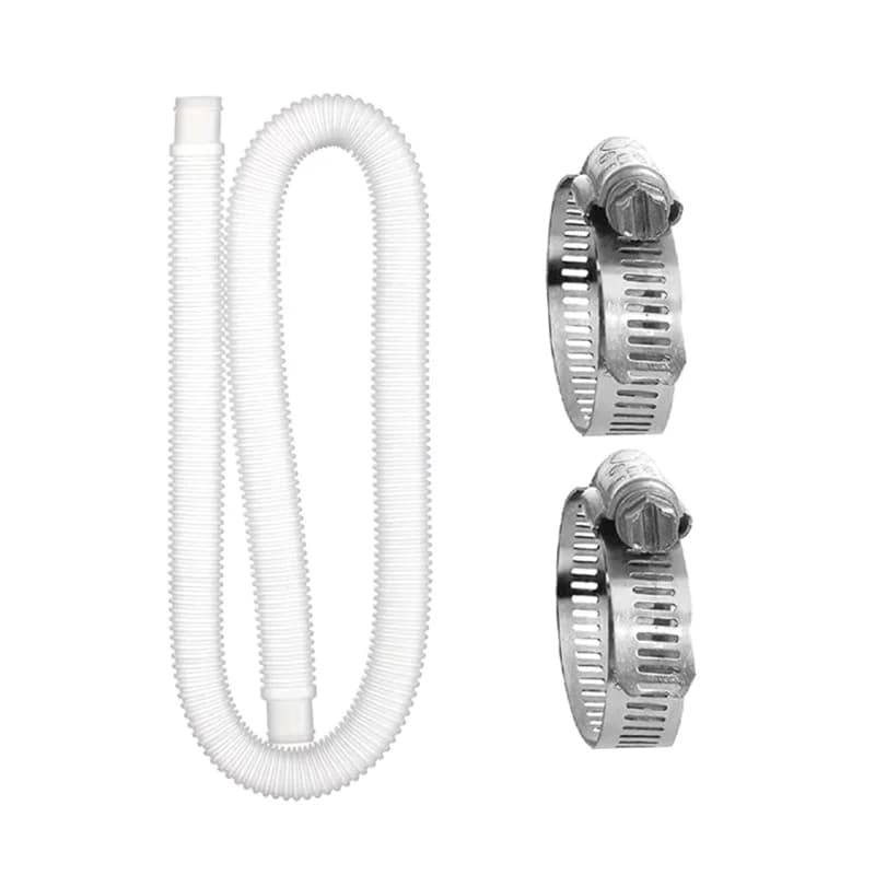Tuyau de rechange bleu et blanc pour pompe de piscine hors sol Intex, accessoire de 1 à 1/4 pouces, 