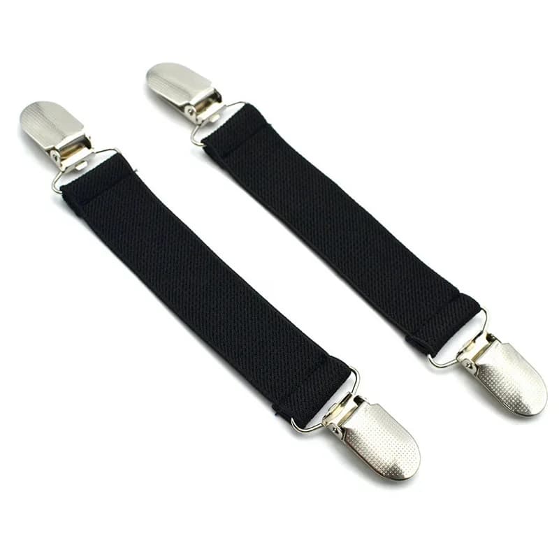 Bretelles de réglage de vêtements pour hommes, chaussette à clip non ald, jarretelles simples, brete