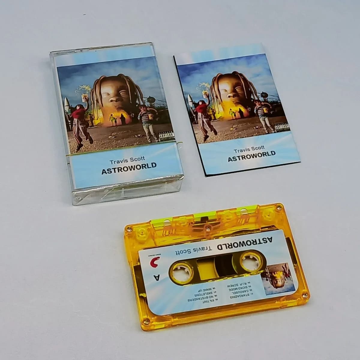 Travis Scott Astroworld ruban musical SICKO MOD Hip Hop Cosplay Cassettes pistes sonores boîte voitu