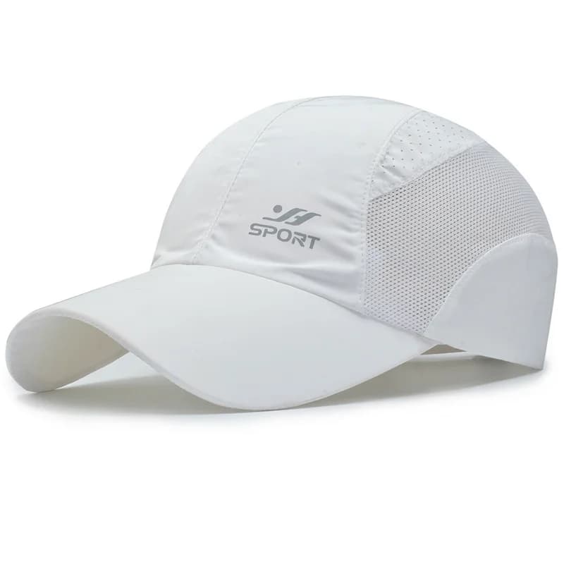 Restez protégé par style : casquette de baseball avec protection UV avec capote souple à séchage rap