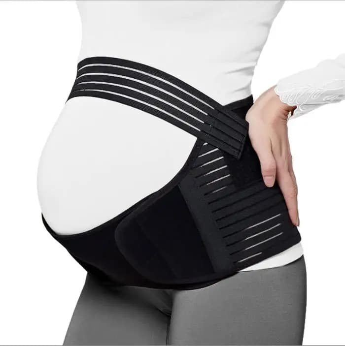 Femmes enceintes soutien ventre bande dos vêtements ceinture réglable taille soins maternité Abdomen