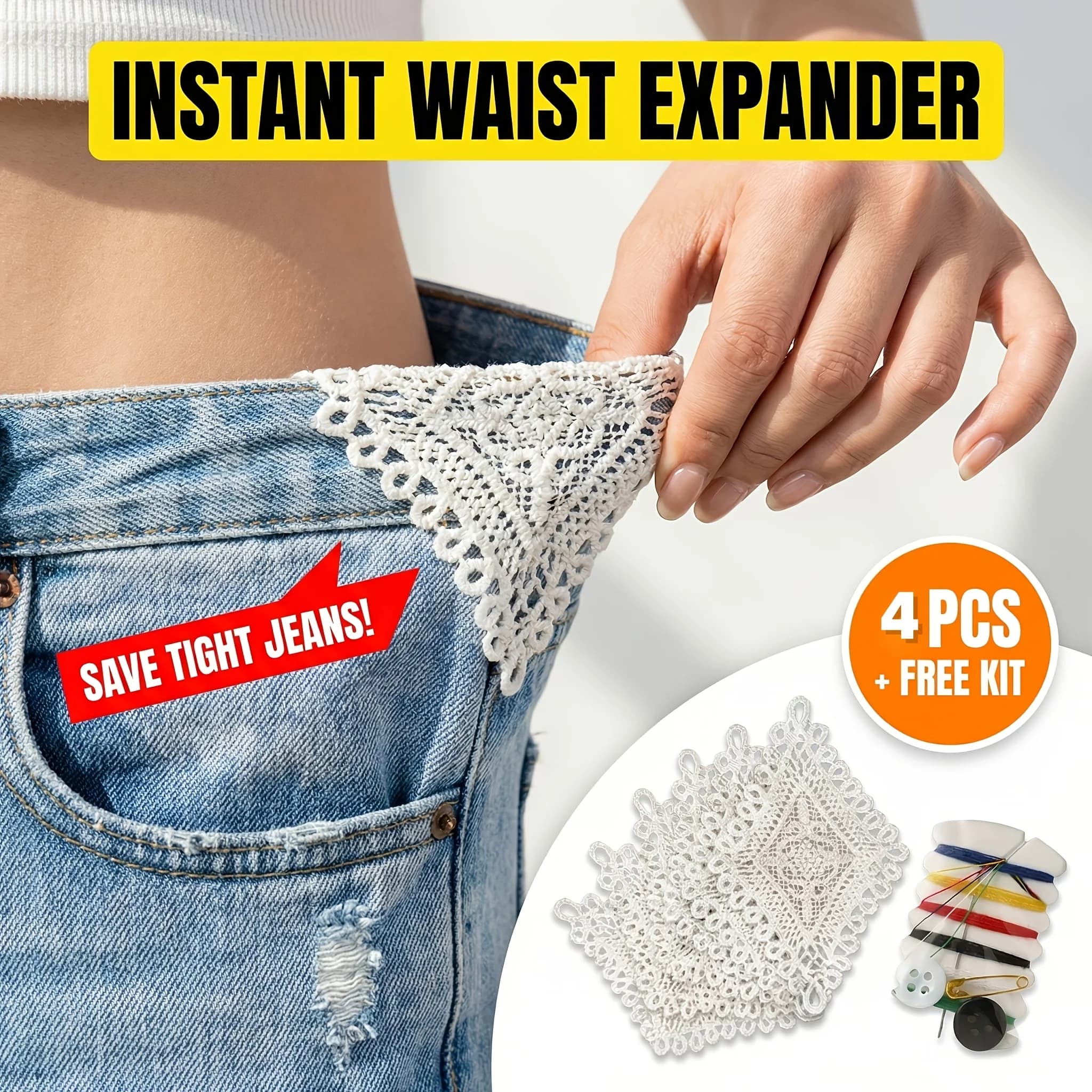 Kit de réparation de vêtements de qualité supérieure, 4/2 pièces : réparez instantanément vos vêteme