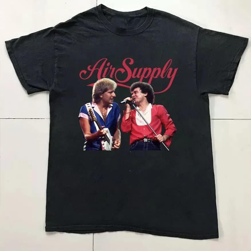 T-shirt Live On Stage, groupe d'alimentation en Air, taille complète, S-5XL