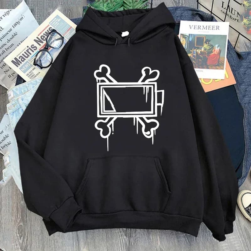 MURDER DlearES-Sweat à capuche imprimé Smile pour femme, sweat à capuche Harajuku, manches longues,