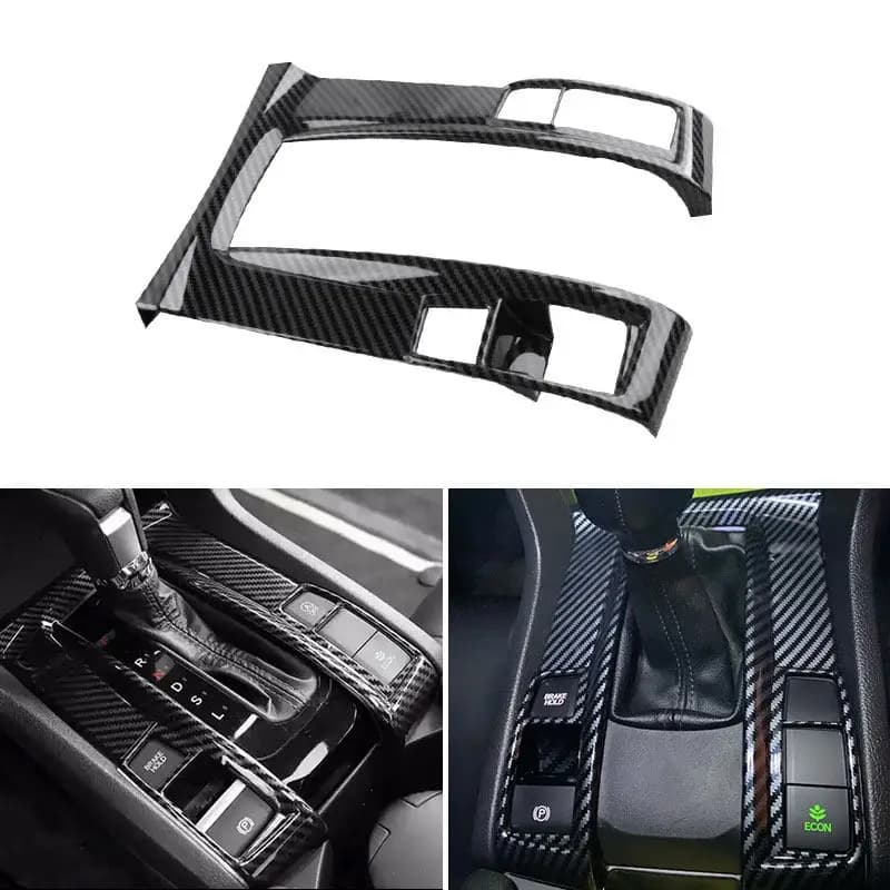 Pour Honda Civic 10th 2016 2017 2018 2019 2020 LHD ABS Console centrale garniture accessoires voitur