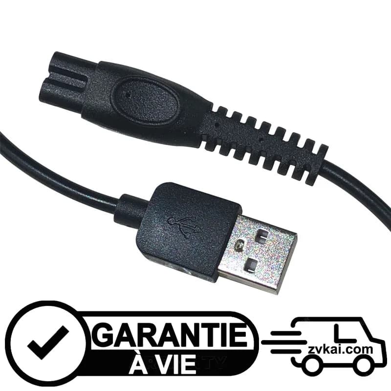 OneBlade Câble USB 5V Philips Rasoir MG7900 MG9520/50 QP1424 QP2724 QP2834/70 S5885 S7886 BRL176/00