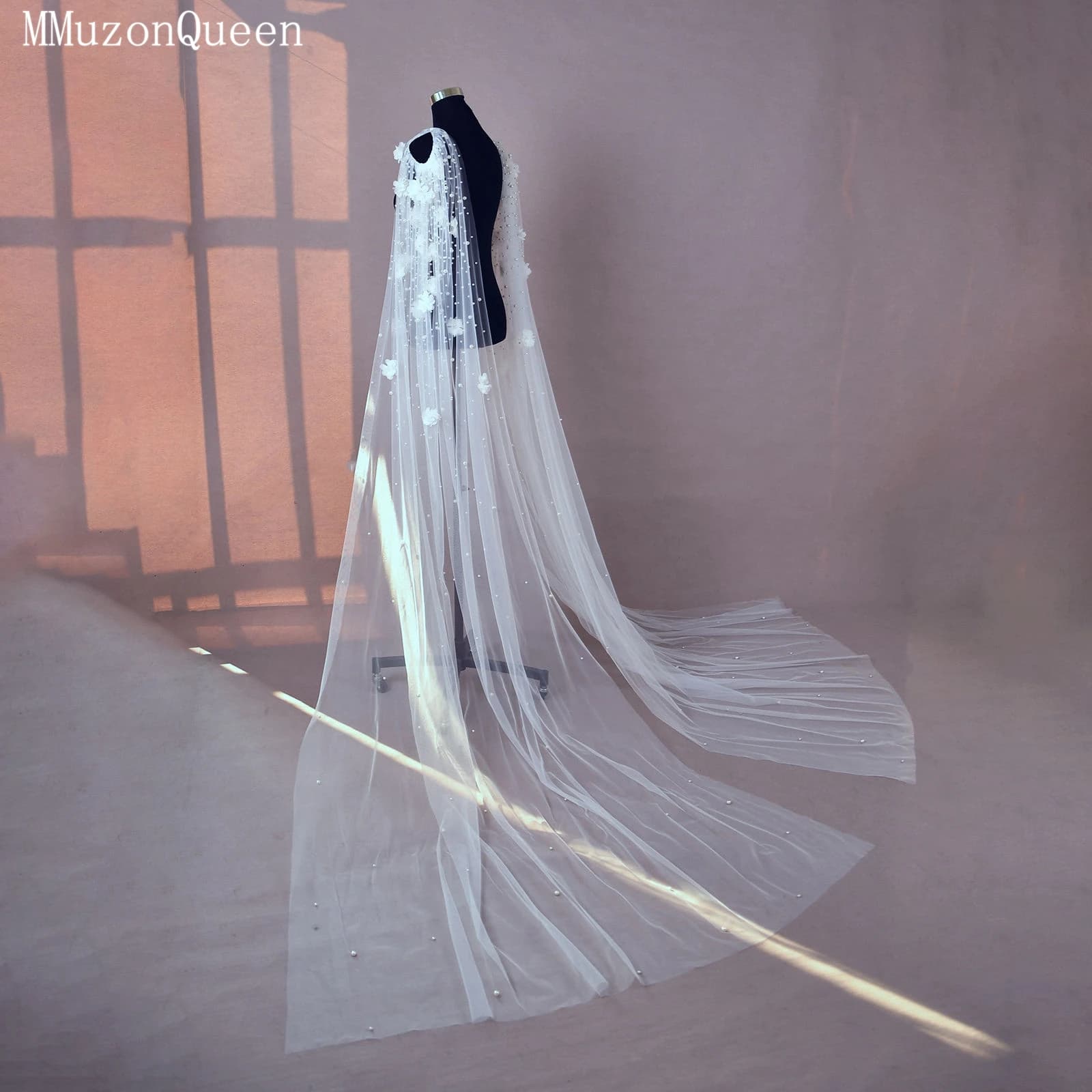 TOPQUEEN – estolas de mariage noires à fleurs élégantes, bolero pour femme, accessoires de mariage p