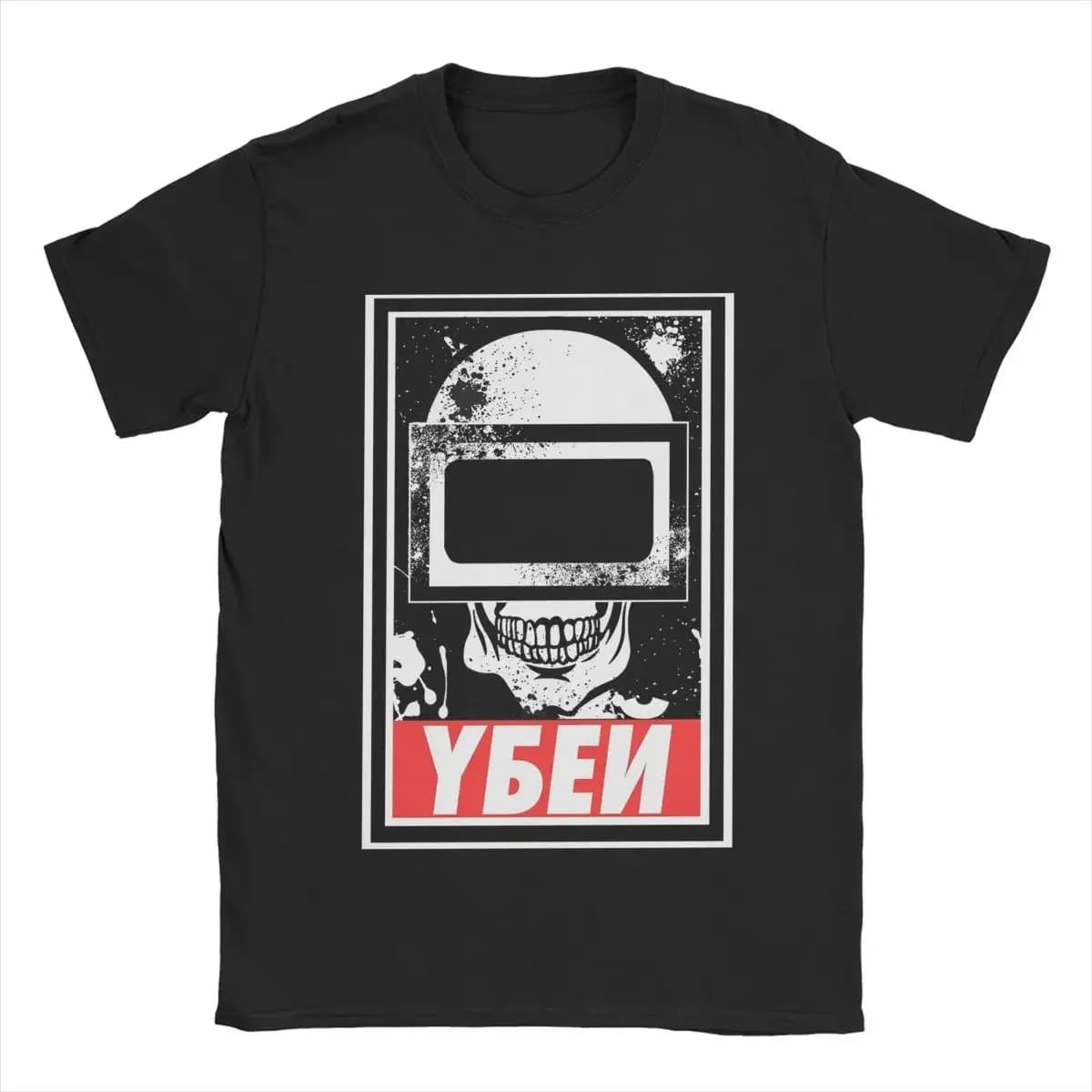 T-Shirt Vintage Escape From Tarkov Tagilla Helmet pour hommes et femmes, col rond, en coton, à manch