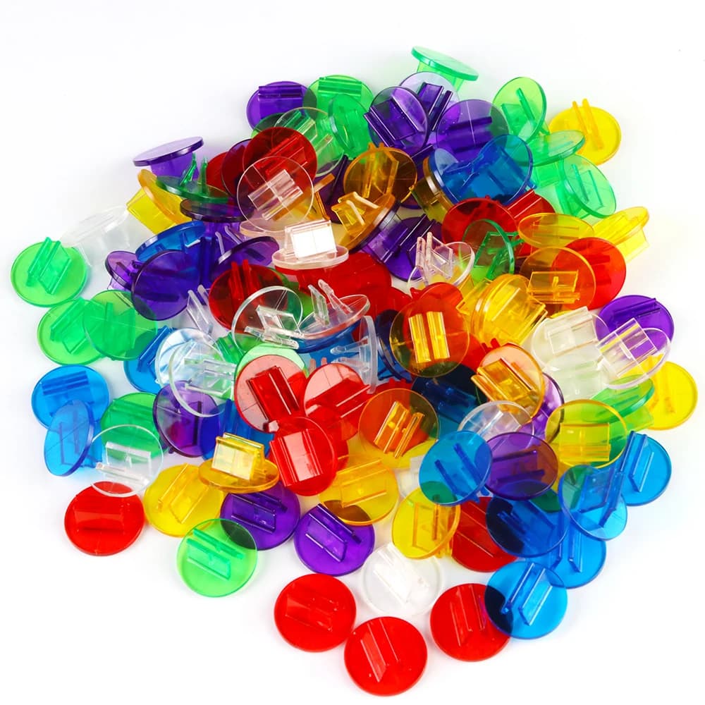 Porte-carte Clips de reliure de cartes porte-carte Transparent différentes couleurs disponibles racc