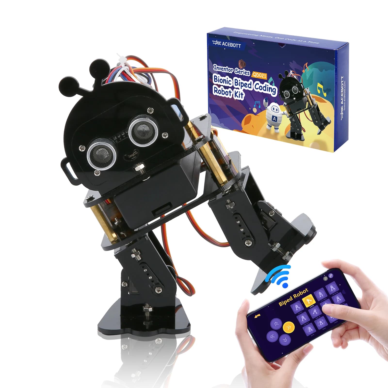 ACEBOTT-Kit de robot bionique pour Ardu37ESP32, jouet phtalélectronique à monter soi-même, avec prog