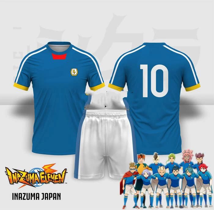 Anime Inazuma onze Kaio Cosplay T-shirt Shorts ensembles 3D Blaze 10 impression enfants maillot de F