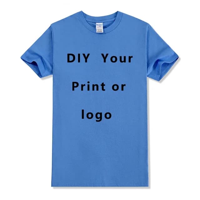 T-shirt personnalisé avant arrière imprimé professionnel votre propre logo texte Photo homme personn