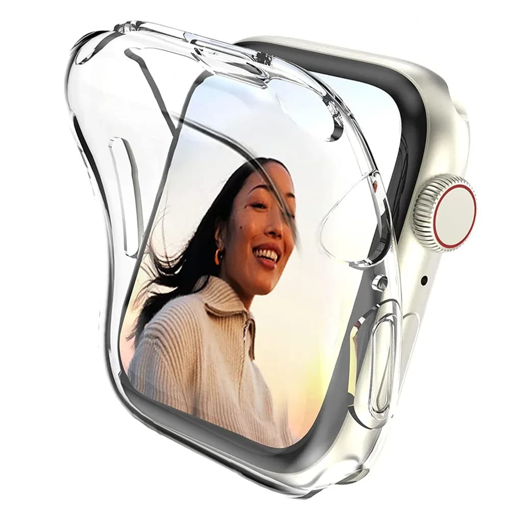 Protecteur d'écran pour Apple Watch Ultra 3 2 49 41 44 40 45 46 42mm, coque pare-chocs en TPU pour i