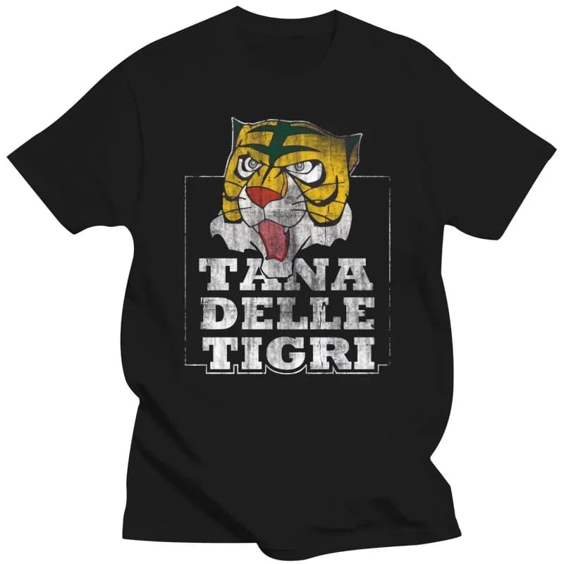 T-shirt Hommes Tana les Tigres à l'âge du Tigre-Man Masque de Tigre Tigerman manga vintage anime vêt