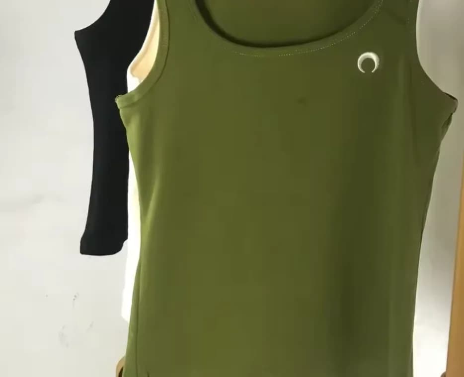 Lune brodé gilet femmes en forme de croix haut Style coréen décontracté classique élastique coupe aj