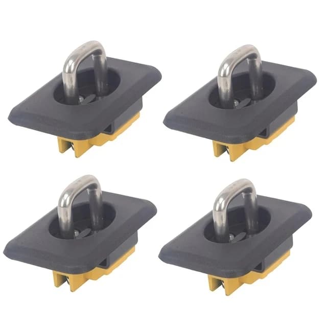 Remorque rétractable pour camion, fixation d'attelage RAM, ancres droites vers le bas, accessoire de
