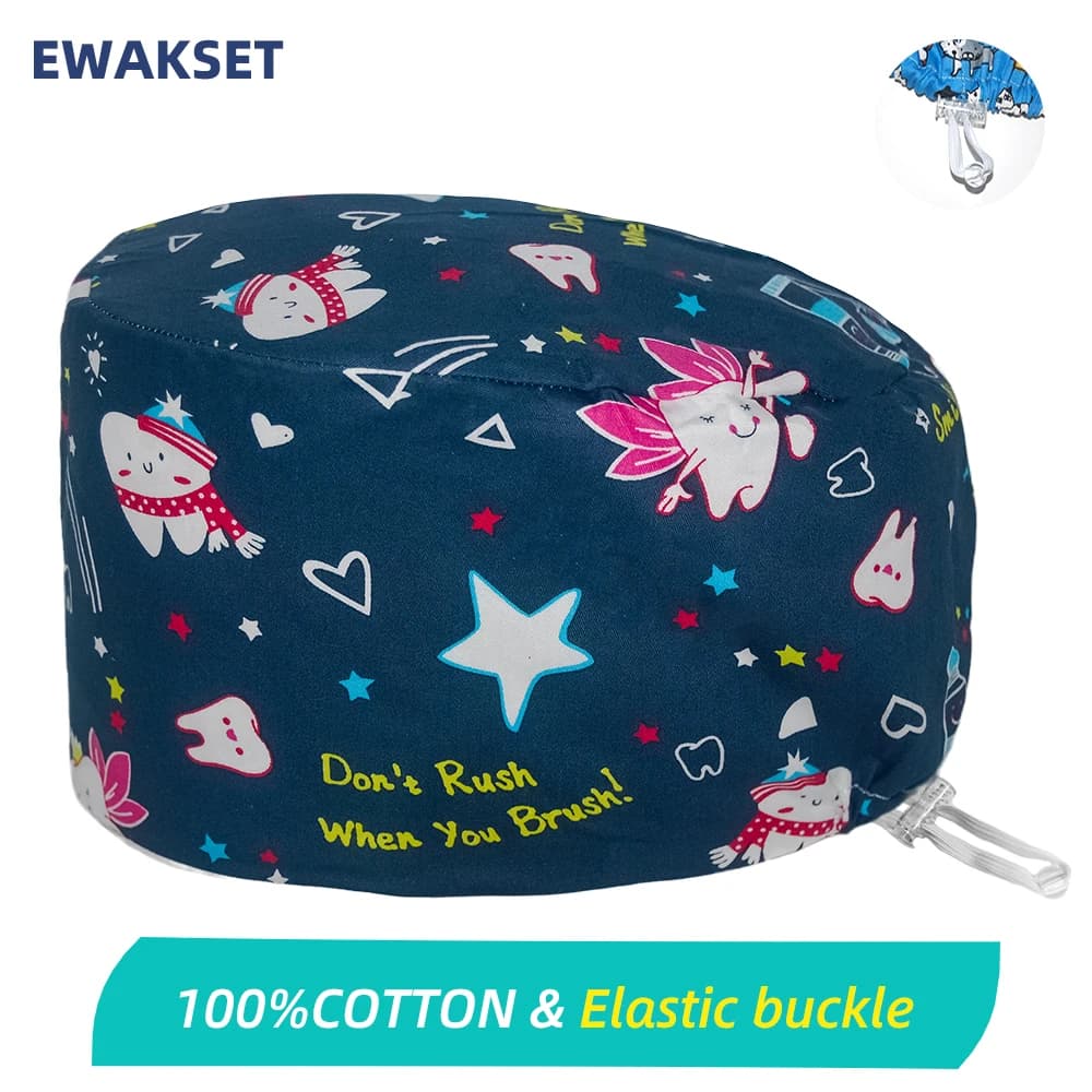 Nouvelle casquette chirurgicale européenne 100% coton anesthésie gynécologue dentiste chirurgien ort