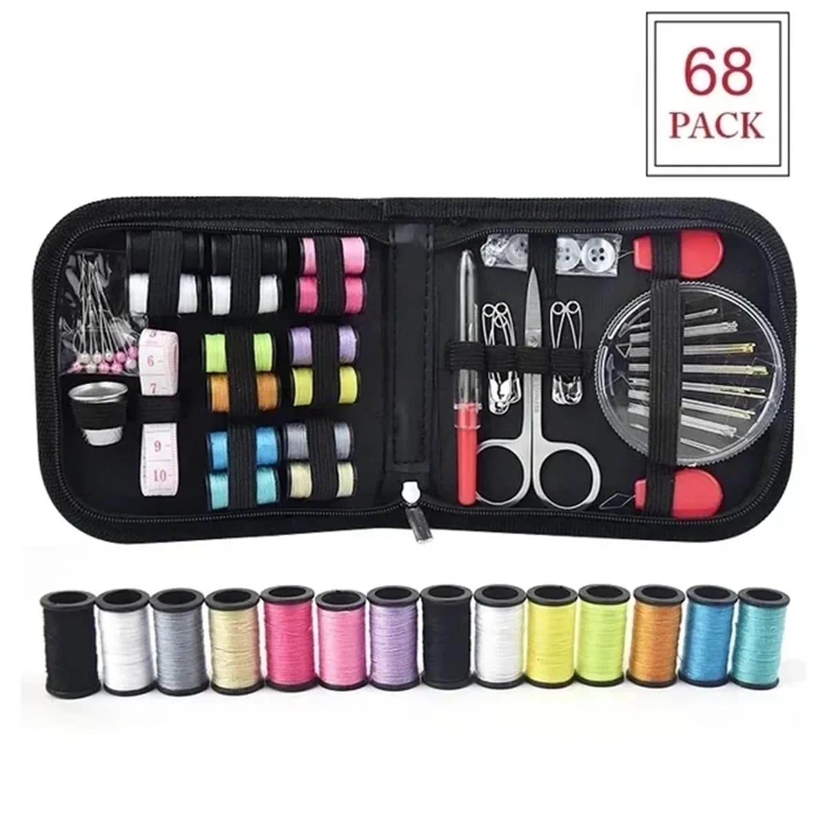 Kits de couture bricolage multi-fonction coffret de couture pour Quilting à la main couture fil à br