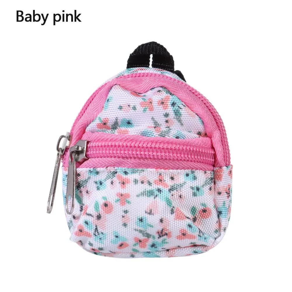 Mini sac à dos à fermeture éclair pour beurre, sac d'école mignon, accessoires de jouet, fournitures