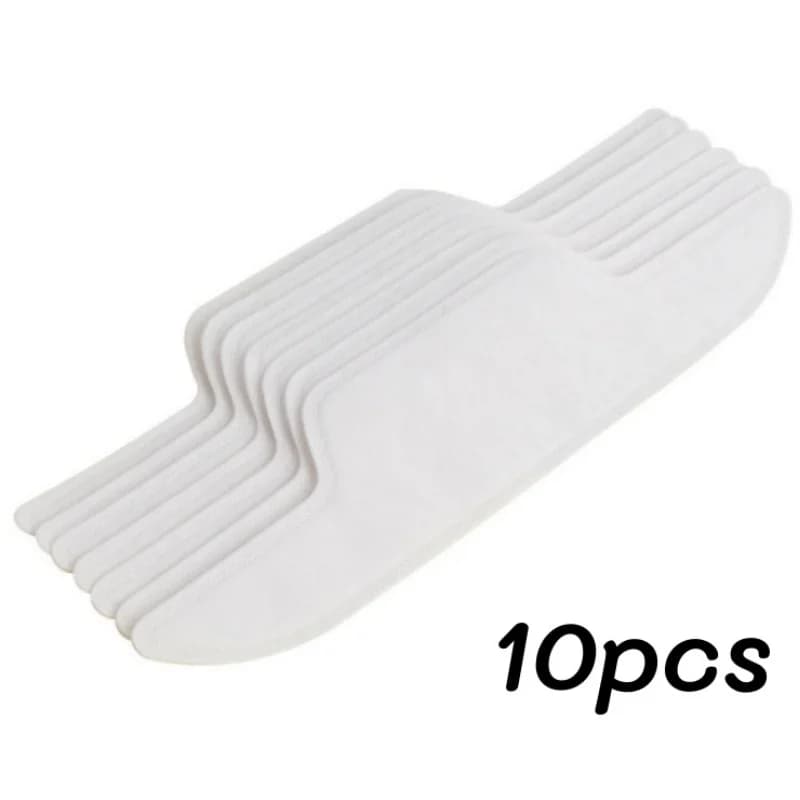 10 pièces de bandes adhésives absorbantes de transpiration non tissées blanches pour chapeaux, cols