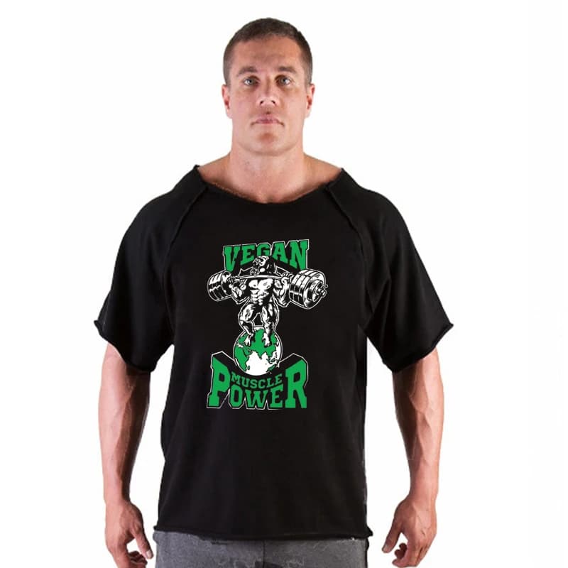 T-shirt de sport respirant à col rond pour hommes, chemises de course, t-shirts d'entraînement, chem