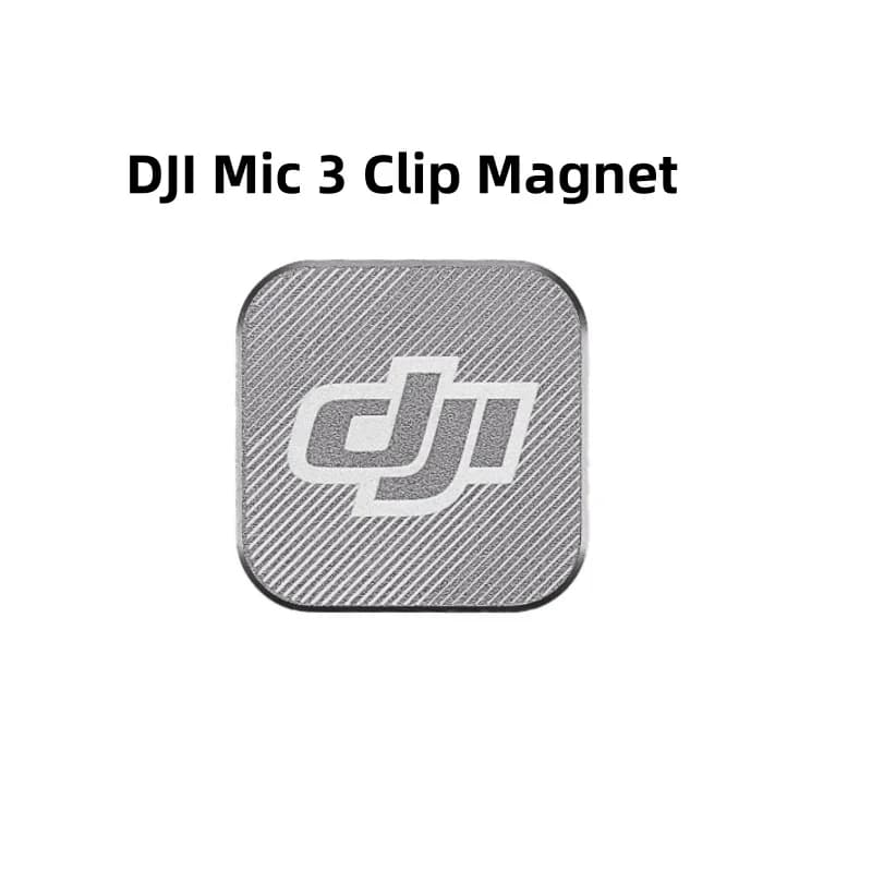 Microphone Original Mic 3, Mini Microphone Mic 2, Clip Magnétique pour Microphone DJI - Clip Magnéti