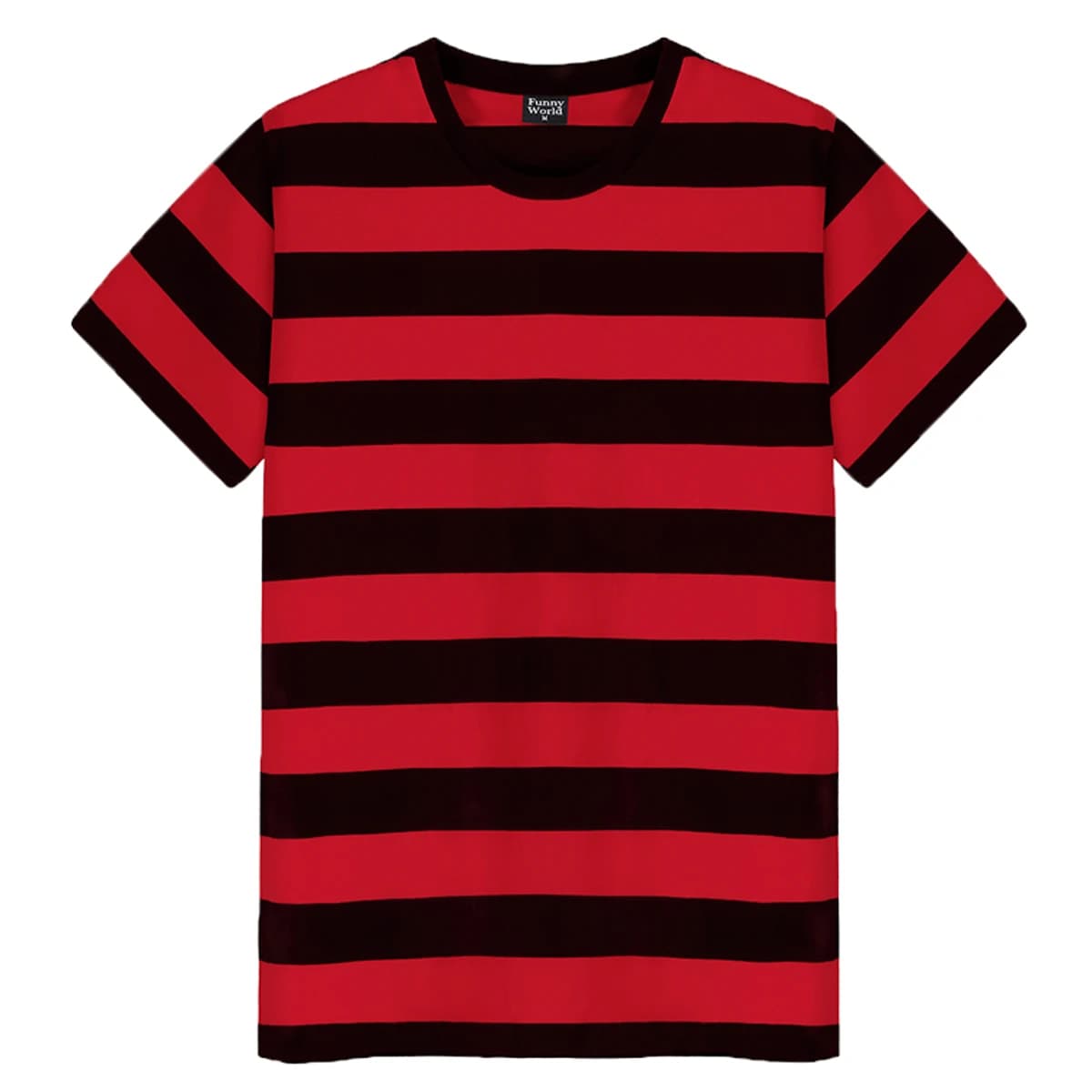 T-shirt rayé noir et blanc pour homme, décontracté et polyvalent, adapté à un usage quotidien, aux c