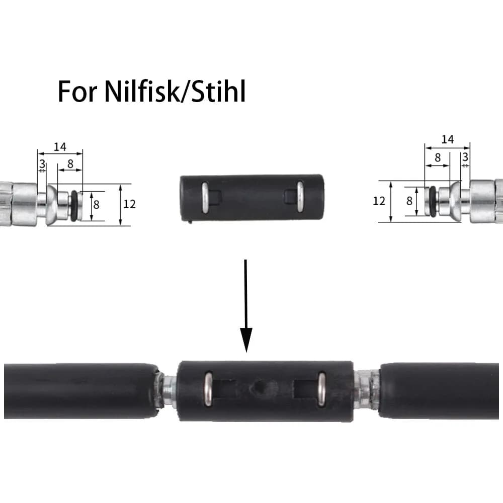 Connecteur d'extension de tuyau haute pression, tuyau à raccord rapide pour accessoires Karcher K2 K