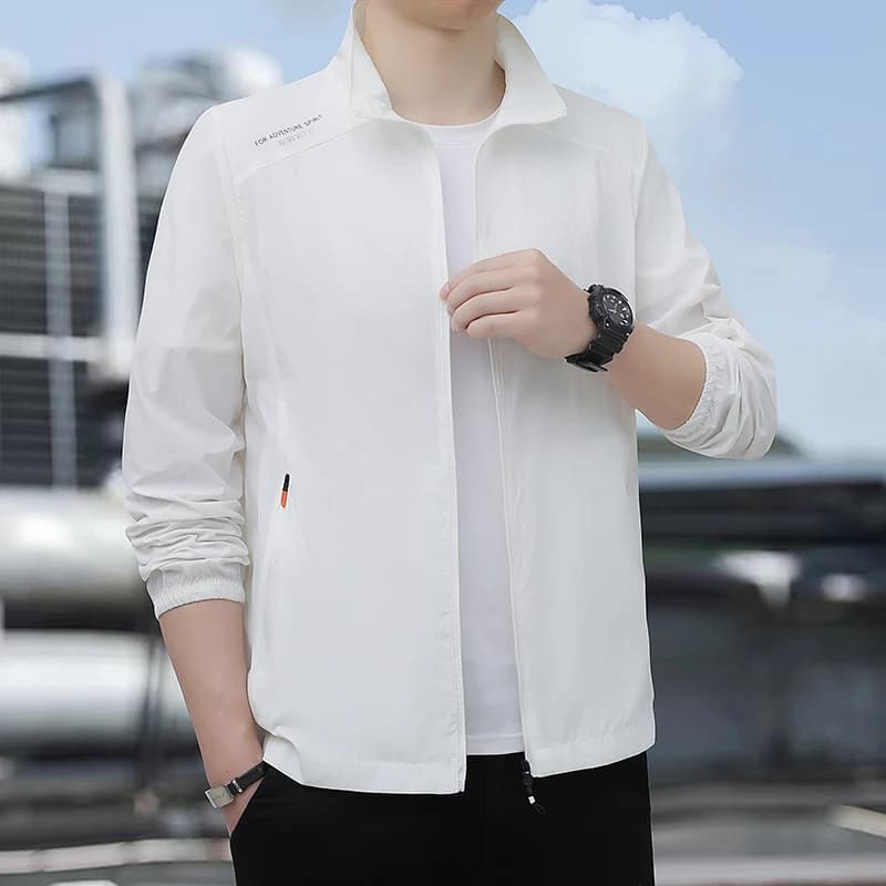 Vêtements de protection solaire légers pour hommes, veste d'été respirante, résistante aux UV, en so