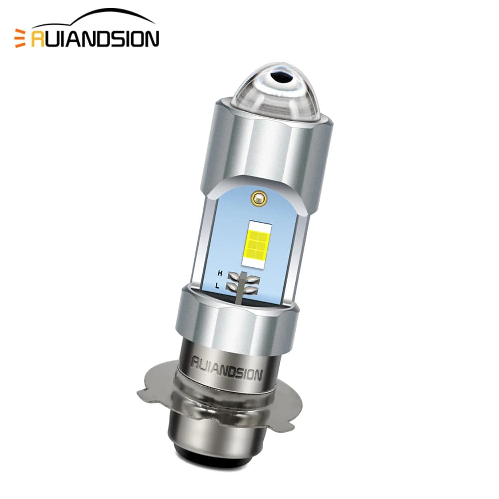 BA20D H6M P15D-25-3 P36D 6V 10-80V LED moto lumière Hi/Lo faisceau pour Moto ATV UTV accessoires Mot