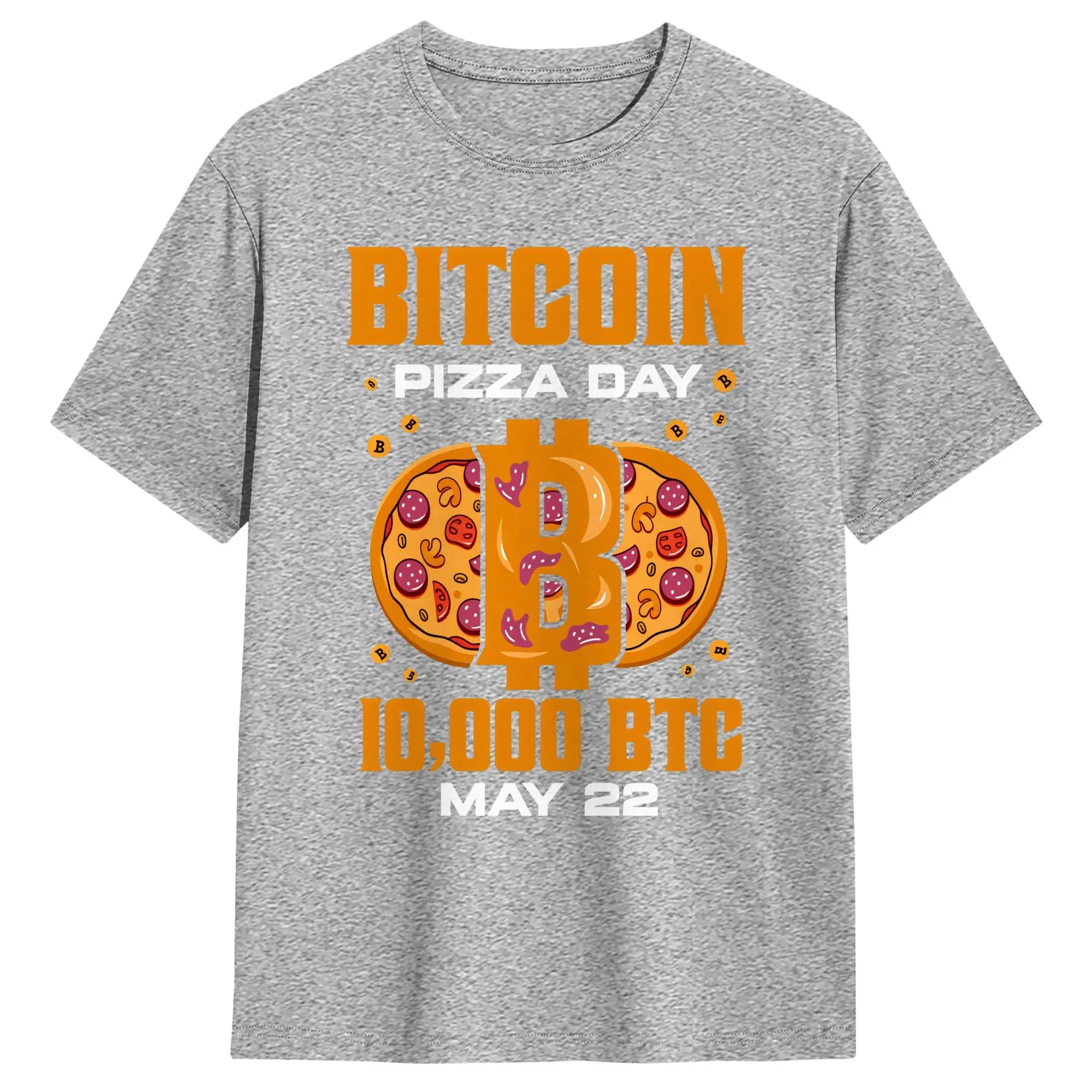 T-shirt Bitcoin BTC en coton pour hommes, t-shirt décontracté à manches courtes, Y2K Fun Tops