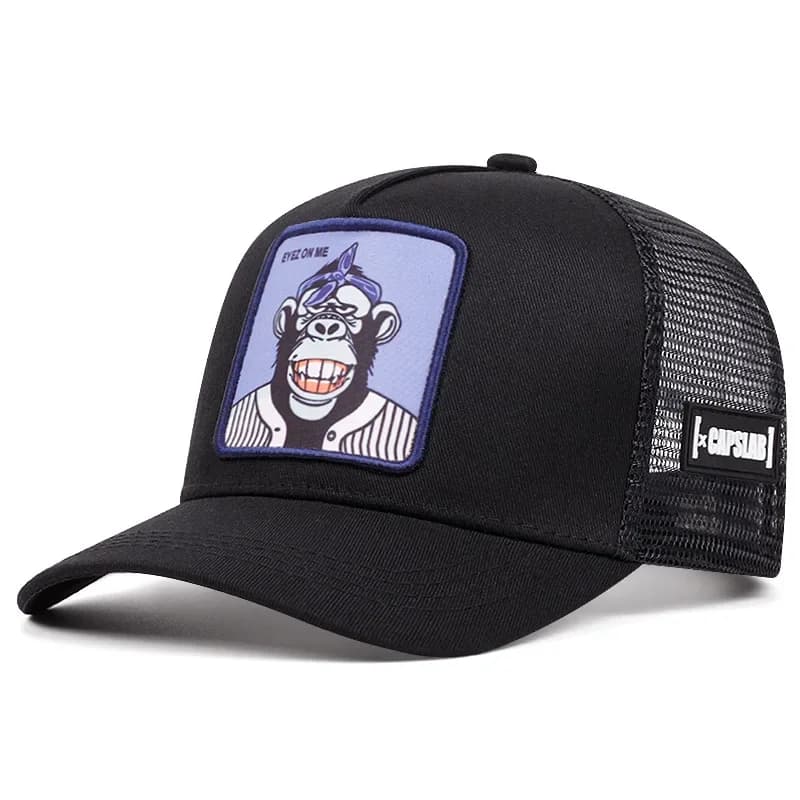 Casquette de Baseball panthère noire pour Sport de plein air, de haute qualité, brodée, réglable, un