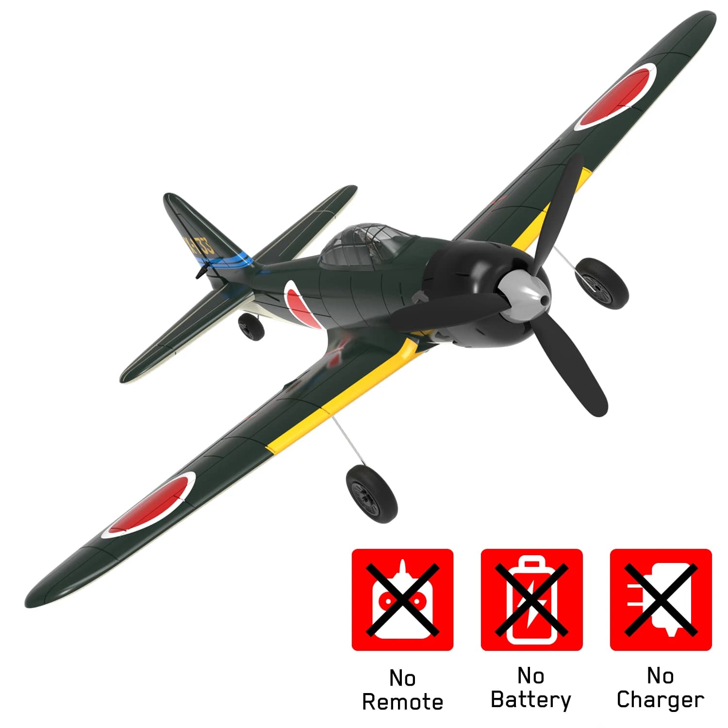 Avion Volantex EPP P51D Mustang /BF109/P40/Zero PNP 2.4G 4-CH 6 axes, mini avion acrobatique à une t