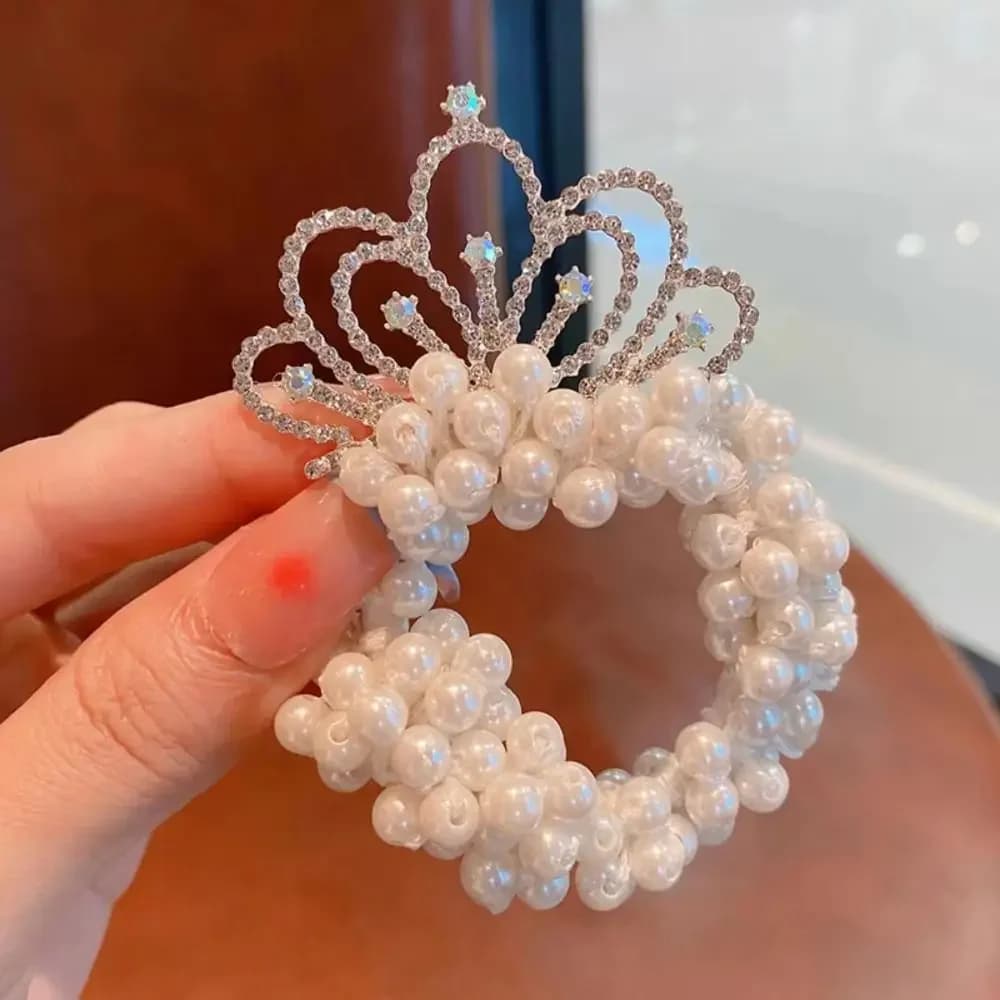 Accessoires de coiffure : Couronne de princesse, élastiques à cheveux, ornements pour enfants, bande
