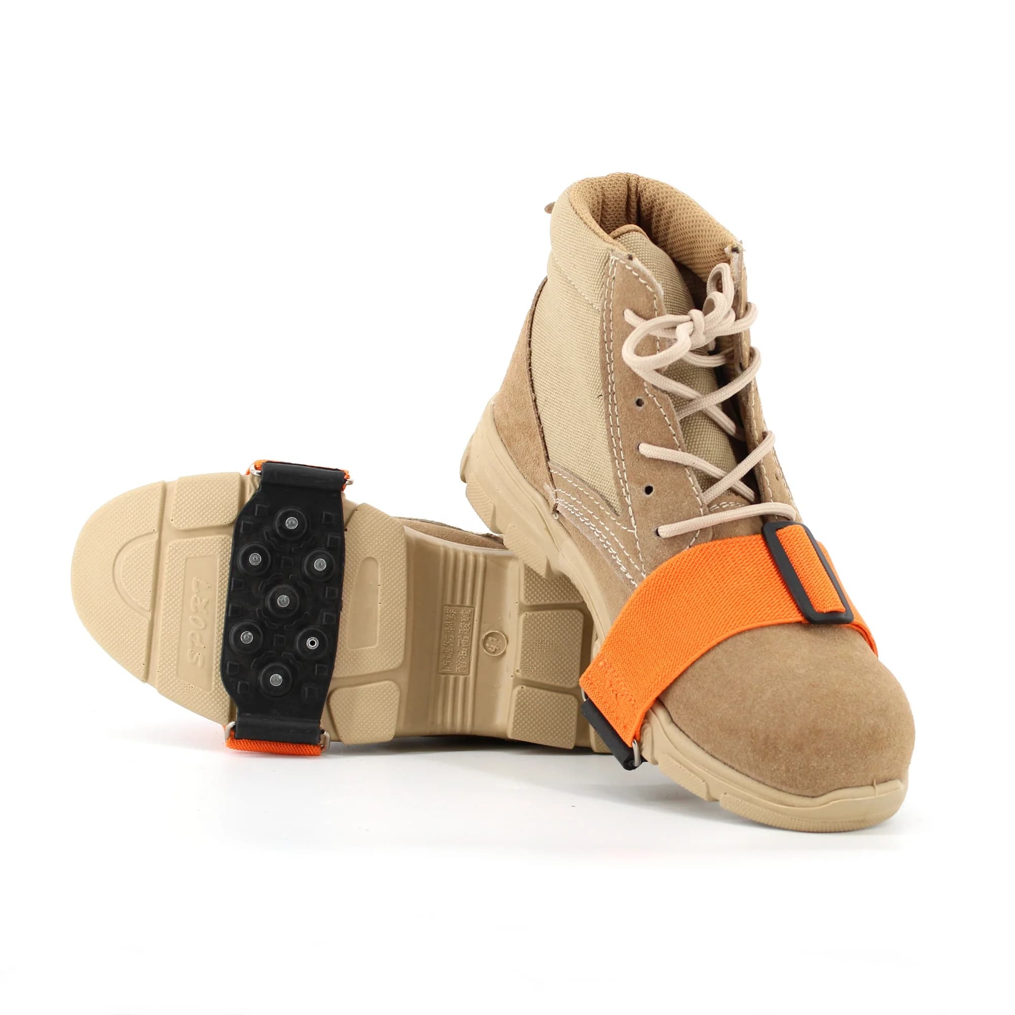 Crampons à glace, pointes antidérapantes pour bottes, antidérapants pour la glace