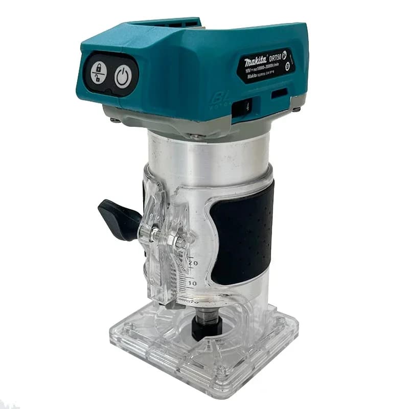 Makita DRT50 – Défonceuse sans fil originale sans balais, outil de rainurage et de fraisage recharge