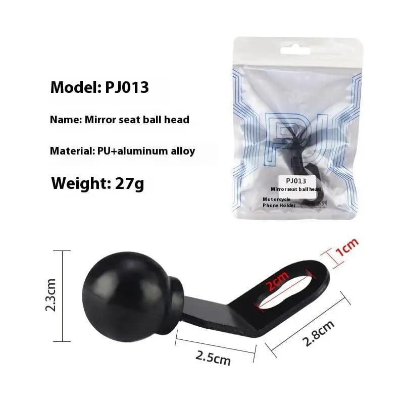 Kit d'accessoires de moto – Support de serrage à bille de 2,3 cm pour support de téléphone, support 