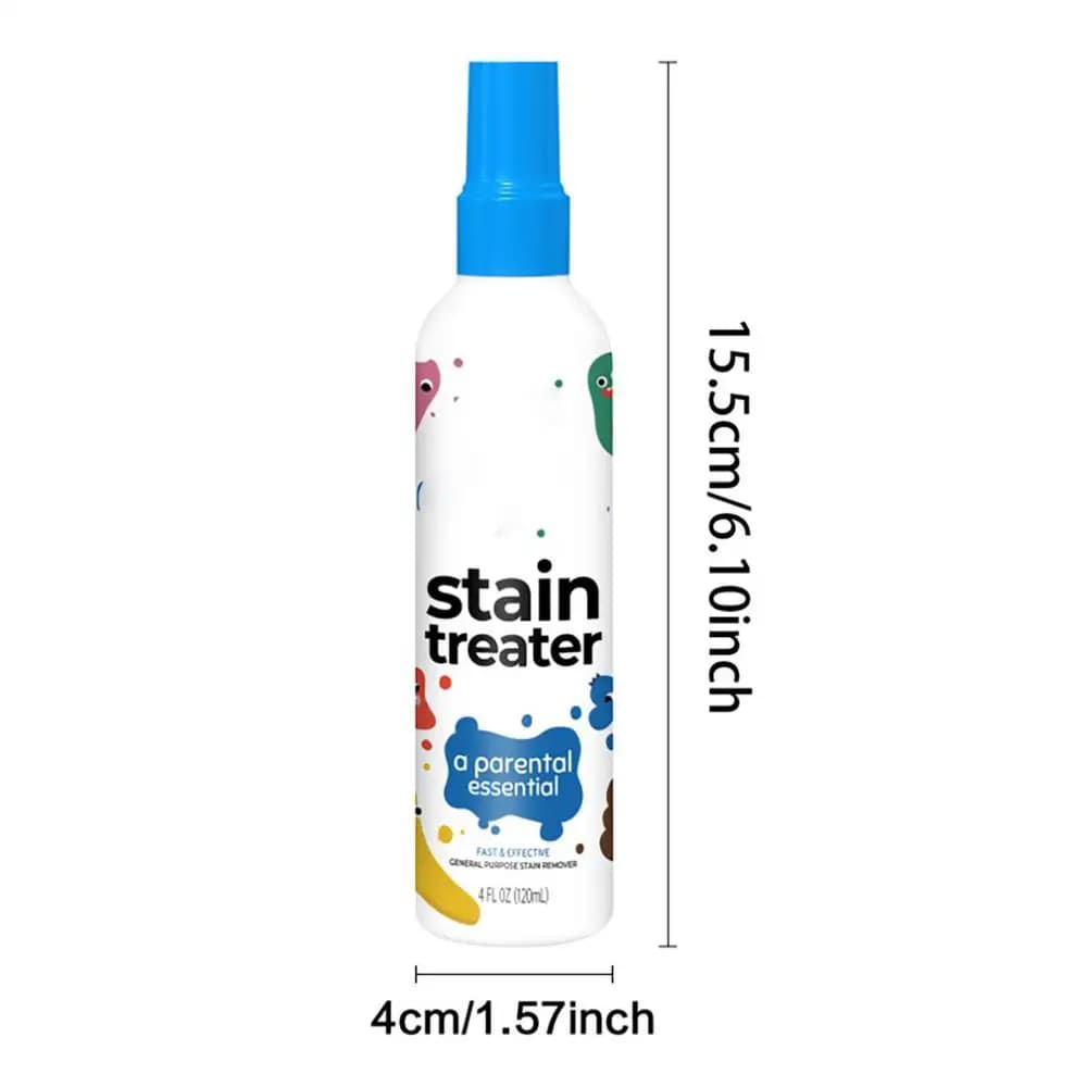 Spray détachant 120 ml – Élimination efficace des taches jaunes sur tissus, décontamination de la po
