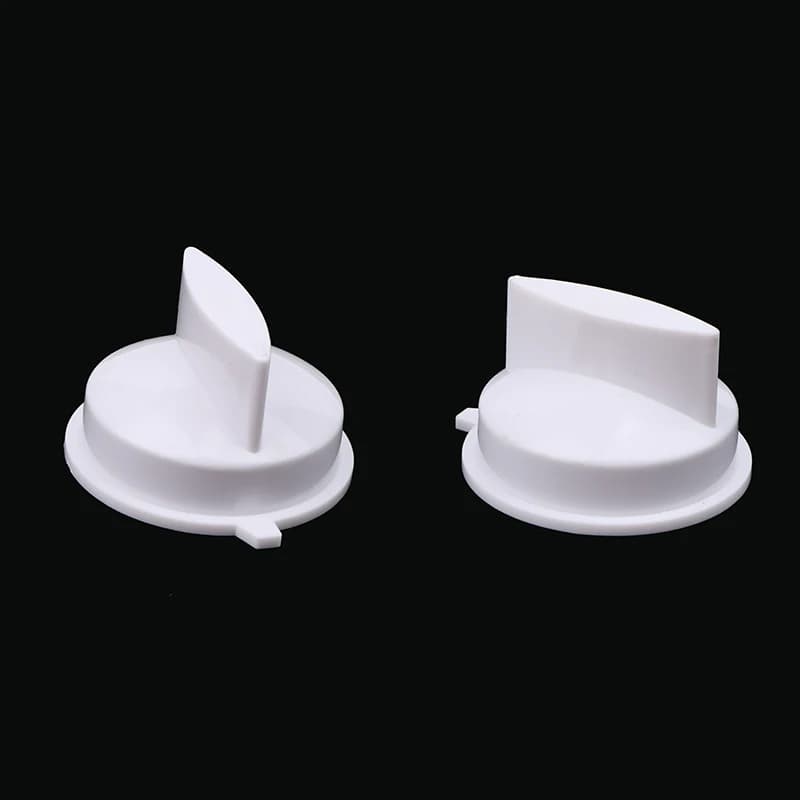 2 pièces, bouton rotatif universel blanc en plastique pour four à micro-ondes, poignée de commande d